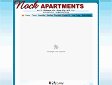 Tablet Screenshot of nockapartments.com